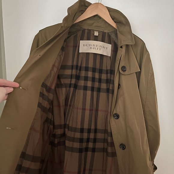 Burberry Brit Short Trench Coat